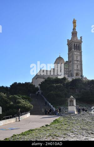 Visite des monuments de Marseille, quartier des paniers en 2021 Banque D'Images