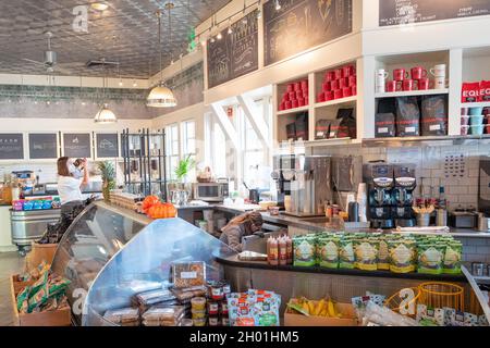 États-Unis.11 septembre 2021.L'intérieur du marché, une boutique de sandwichs haut de gamme et un traiteur à l'hôtel Carneros Resort and Spa à Napa, Californie, le 11 septembre 2021.(Photo de Sftm/Gado/Sipa USA) crédit: SIPA USA/Alay Live News Banque D'Images