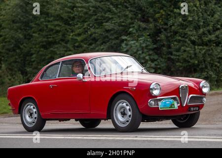 1961 rouge Alfa Romeo Giulietta Banque D'Images