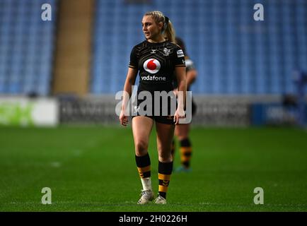 Coventry, Royaume-Uni.10 octobre 2021.Allianz Premier 15s Womens rugby.Coventry Building Society Arena.Coventry.Ellie Boatman (Wasps).Credit: Sport en images/Alamy Live News Banque D'Images