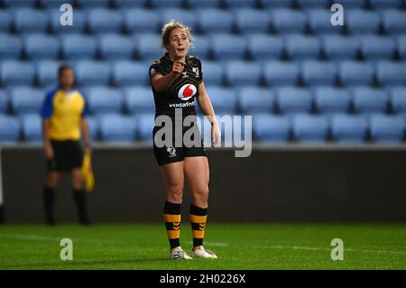 Coventry, Royaume-Uni.10 octobre 2021.Allianz Premier 15s Womens rugby.Coventry Building Society Arena.Coventry.Abby Dow (Wasps).Credit: Sport en images/Alamy Live News Banque D'Images