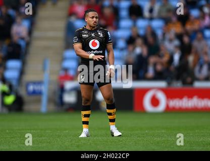 Coventry, Royaume-Uni.10 octobre 2021.Rugby, premier ministre.Wasps V Northampton Saints.Coventry Building Society Arena.Coventry.Marcus Watson (Wasps).Credit: Sport en images/Alamy Live News Banque D'Images