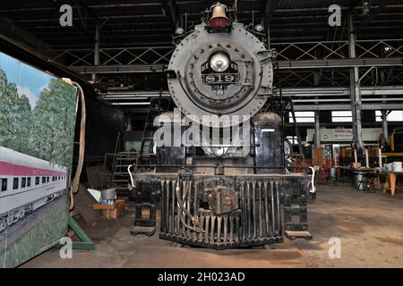 La locomotive à vapeur no 819 du sud-ouest de St. Louis. Banque D'Images