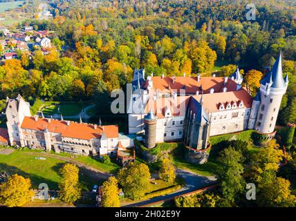 Château de Zleby, région de Bohème centrale Banque D'Images