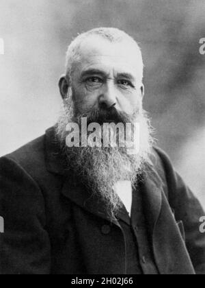 Un portrait de Claude Monet en 1899 (59 ans) Banque D'Images