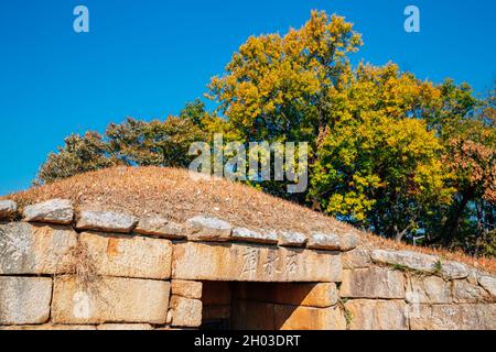 Seokbinggo Stone Ice Storage à Gyeongju, en Corée Banque D'Images