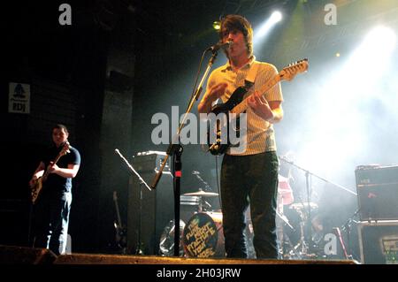 Milan Italie 2006-05-13 : concert en direct du groupe Arctic Monkeys au Rolling Stones , le chanteur et guitariste Alex Turner Banque D'Images