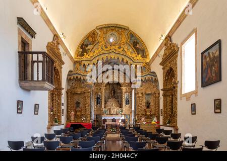 Intérieur de l'église du couvent de Nossa Senhora da Conceição, à Almodôvar, région de l'Alentejo, Portugal, Europe Banque D'Images