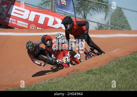 BMX Racing National USA Riders Banque D'Images