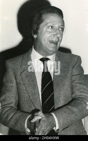 Mike Bongiorno, animateur de télévision italien, années 1990 Banque D'Images