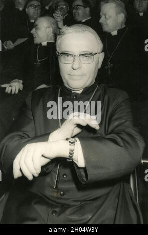 Église catholique italienne Cardinal Ugo Poletti, années 1970 Banque D'Images