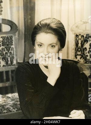 L'actrice française Catherine Deneuve, années 1970 Banque D'Images