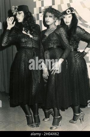 Groupe de musique italien le Streghe, années 1970 Banque D'Images