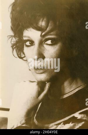 Actrice italienne, et homme politique Carla Gravina, années 1970 Banque D'Images