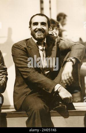 Film italien et acteur de scène Vittorio Gassman, années 1970 Banque D'Images