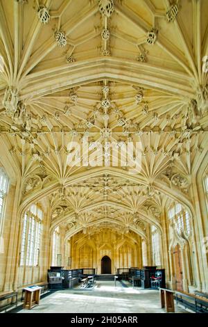 Divityy School, Bodleian Library, Université d'Oxford Banque D'Images