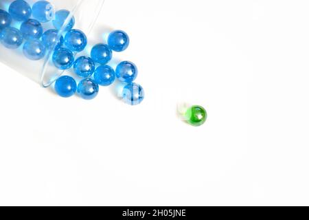 Être différent, unique, sortir du lot, racisme, Groupisme Banque D'Images