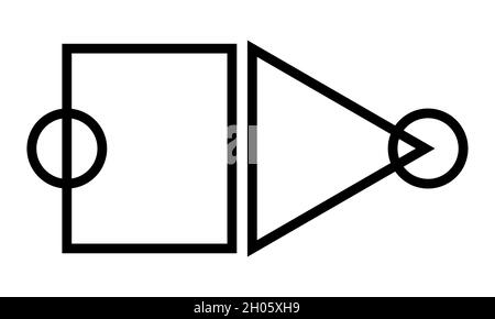 Vinnytsia, Ukraine - 11 octobre 2021 : symbole du jeu de calmar.Logo Vector Illustration de Vecteur