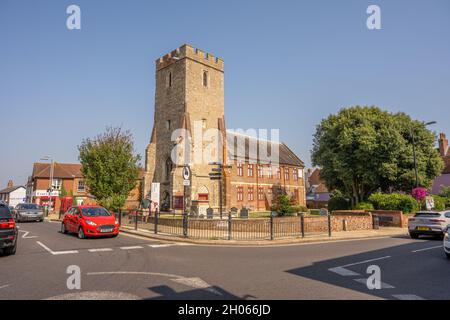 Centre du patrimoine de Maeldune dans la rue High Maldon Essex Banque D'Images