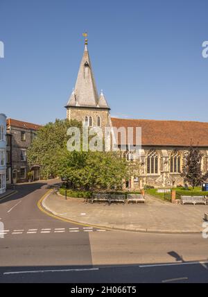 All Saints Church, High Street Maldon Essex Banque D'Images