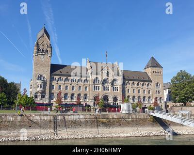 Prüssisches Regierungsgebäude in Koblenz Banque D'Images