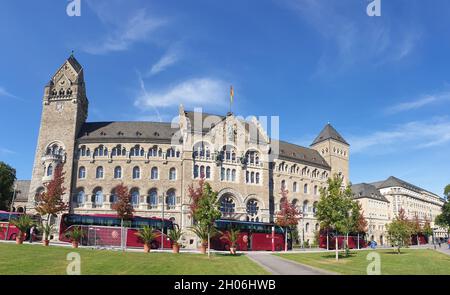 Prüssisches Regierungsgebäude in Koblenz Banque D'Images