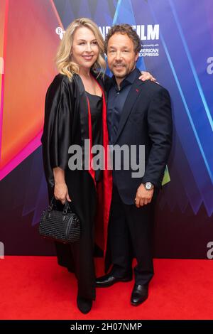 Stephen Graham et Hannah Walters arrivent pour la première britannique de « Boiling point », au cinéma Odeon Luxe West End à Londres, lors du BFI London film Festival.Date de la photo: Lundi 11 octobre 2021. Banque D'Images