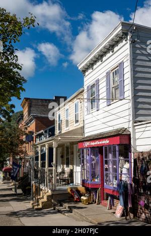 Cold Spring est un village historique situé sur la rivière Hudson dans l'État de New York, aux États-Unis Banque D'Images