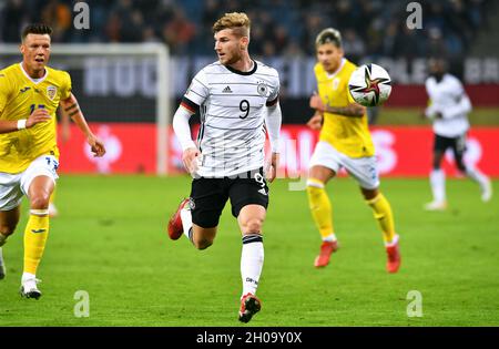Qualification en coupe du monde, Volksparkstadion Hamburg: Allemagne contre Roumanie; Timo Werner (GER) Banque D'Images