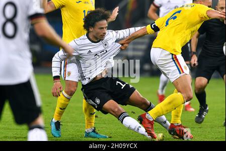 Qualification à la coupe du monde, Volksparkstadion Hamburg: Allemagne contre Roumanie; Leroy Sane (GER) Banque D'Images