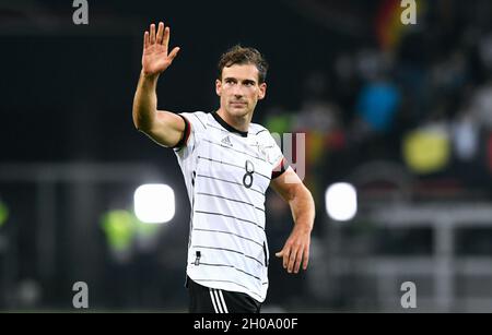 Qualification en coupe du monde, Volksparkstadion Hambourg: Allemagne contre Roumanie; Leon Goretzka (GER) Banque D'Images