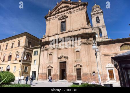 Sanctuaire de la Madonna delle Grazie XVIIIe siècle, Jesi, Marche, Italie, Europe Banque D'Images