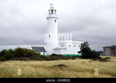 Phare de Hurst point, Hampshire Banque D'Images