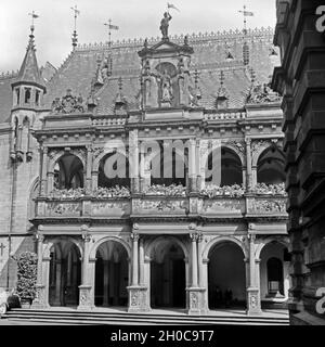 DAS Historische Rathaus der Stadt Köln, Deutschland 1930er Jahre.Hôtel de ville historique de Cologne, Allemagne des années 1930. Banque D'Images