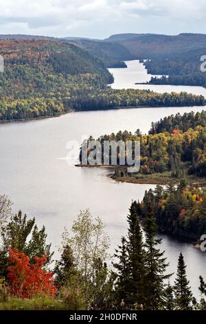 Canada, Québec, Mauricie NP, rivière Banque D'Images