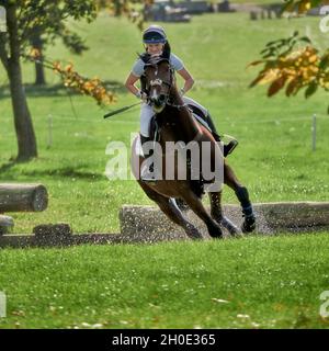 Essais de chevaux à Weston Park automne 2021 Banque D'Images