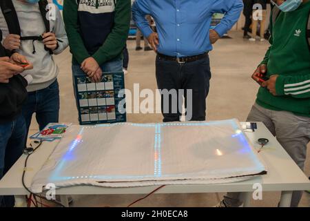 Rome, Italie 08/10/2021: Maker faire Rome, Parc industriel de Gazometer.© Andrea Sabbadini Banque D'Images