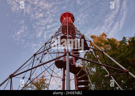 Tour d'observation de Büchenbronn à Pforzheim, Allemagne. Banque D'Images