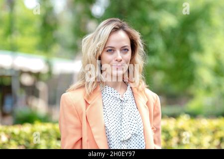 Gaia Messerklinger assistant au photocall de Cuori à la Casa del Cinema, Rome Banque D'Images