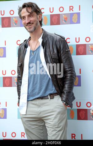 Andrea Gherpelli assistant au photocall de Cuori à la Casa del Cinema, Rome Banque D'Images