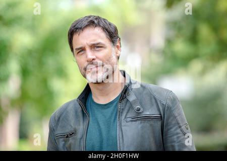 Daniele Pecci assistant au photocall de Cuori à la Casa del Cinema, Rome Banque D'Images