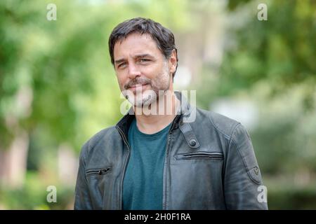 Daniele Pecci assistant au photocall de Cuori à la Casa del Cinema, Rome Banque D'Images