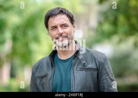 Daniele Pecci assistant au photocall de Cuori à la Casa del Cinema, Rome Banque D'Images