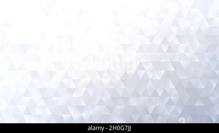 Arrière-plan abstrait de forme triangulaire gris clair.Arrière-plan géométrique de triangle plein format en résolution 4k.Copier l'espace. Banque D'Images