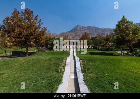 Jardins de Babur, Kaboul, Afghanistan Banque D'Images