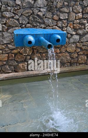 Joan Miro, Fontaine, Fondation Maeght, Musée d'Art contemporain, Saint-Paul de Vence, Département Alpes-Maritimes, Provence-Alpes-Côte d'Azur Banque D'Images