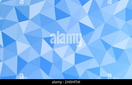 Abstrait Triangular Blue Polygon Background , Vector Illustration de Vecteur