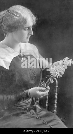 Princesse Elisabeth de Roumanie, fille du roi Ferdinand I. [traduction automatique] Banque D'Images