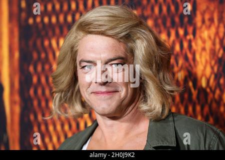 HOLLYWOOD, LOS ANGELES, CALIFORNIE, États-Unis - OCTOBRE 12 : Jason Blum, PDG de Blumhouse Productions, arrive à la première de la soirée Costume de Universal Pictures 'Halloween Killss' qui a eu lieu au Théâtre chinois IMAX de TCL le 12 octobre 2021 à Hollywood, Los Angeles, Californie, États-Unis.(Photo de Xavier Collin/image Press Agency) Banque D'Images