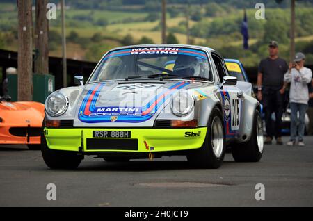 Une Porsche 1978 RSR 911 à Shelsley Walsh speed Hill Climb, Worcestershire, Angleterre, Royaume-Uni. Banque D'Images